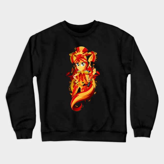 LoE: Sunset Shimmer Crewneck Sweatshirt by Ilona's Store